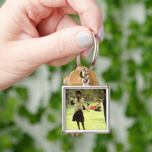 James Tissot | Croquet, c.1878 Sleutelhanger (Hand)