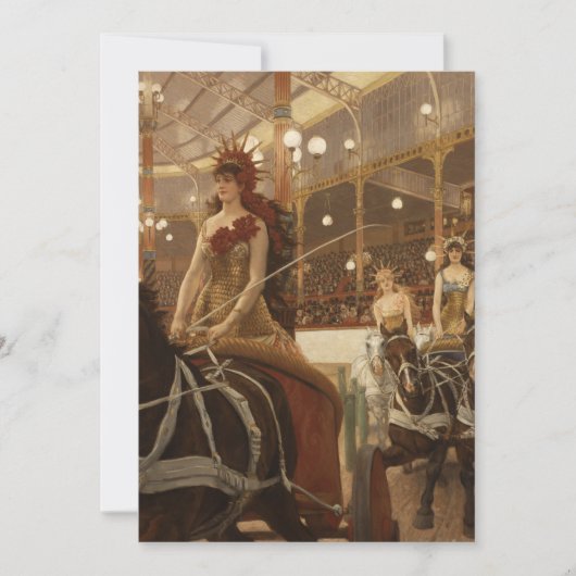 James Tissot - Dames in het Westen, dames en heren Kaart (Voorkant)