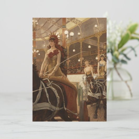 James Tissot - Dames in het Westen, dames en heren Kaart (Staand voorkant)