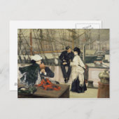 James Tissot | De kapitein en de staat, 1873 Briefkaart (Voorkant / Achterkant)