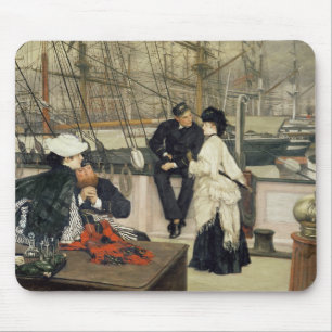 James Tissot   De kapitein en de staat, 1873 Muismat