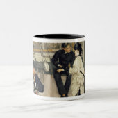 James Tissot | De kapitein en de staat, 1873 Tweekleurige Koffiemok (Center)