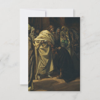 James Tissot De Ongelooflijkheid van de Heilige Th Bedankkaart
