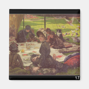James Tissot   De picknick, c.1881-2 Magneet