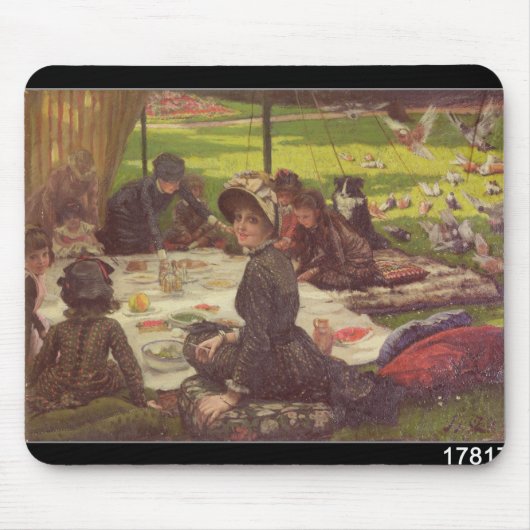 James Tissot | De picknick, c.1881-2 Muismat (Voorkant)
