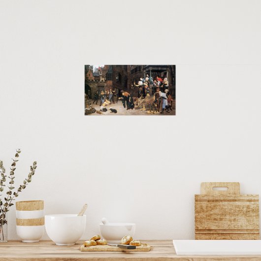 James Tissot - De terugkeer van de prodigal zoon Poster (Keuken)