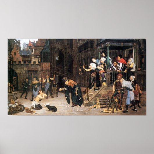 James Tissot - De terugkeer van de prodigal zoon Poster (Voorkant)