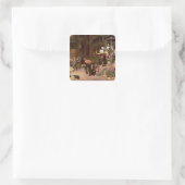 James Tissot | De terugkeer van de verloren zoon,  Vierkante Sticker (Tas)