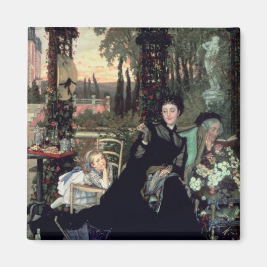 James Tissot | De Weduwe, 1868 Magneet (Voorkant)