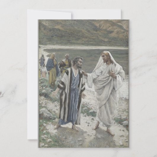 James Tissot - Diervoeders voor mijn lammeren Kaart (Voorkant)