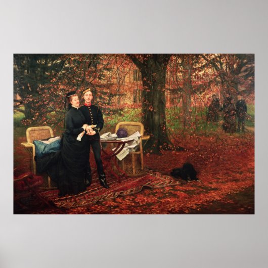 James Tissot | Empress Eugenie & Eugene-Louis Napo Poster (Voorkant)