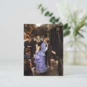 James Tissot Het bruidsmeisje Briefkaart (Staand voorkant)