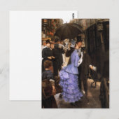 James Tissot Het bruidsmeisje Briefkaart (Voorkant / Achterkant)