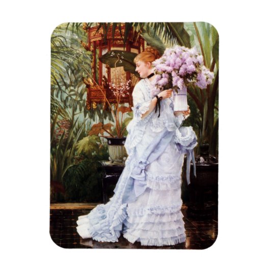James Tissot Lilacs Magnet Magneet (Verticaal)