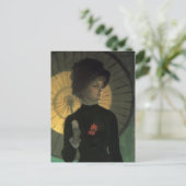 James Tissot Newton Parasol Briefkaart (Staand voorkant)