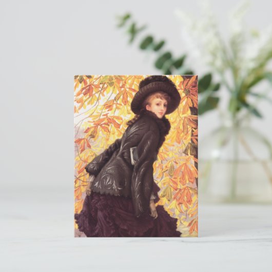 James Tissot Oktober Briefkaart (Staand voorkant)