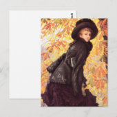 James Tissot Oktober Briefkaart (Voorkant / Achterkant)