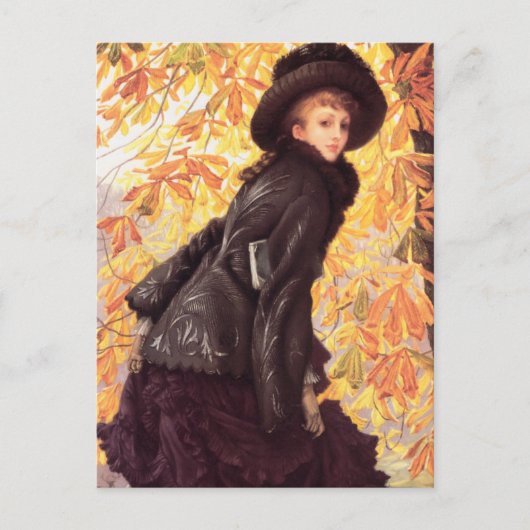 James Tissot Oktober Briefkaart (Voorkant)