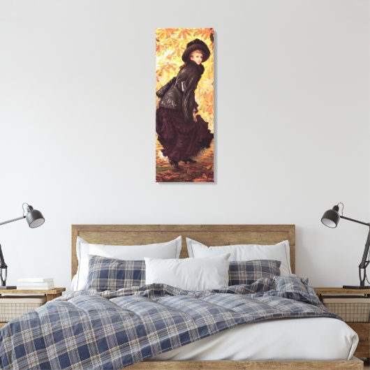 James Tissot Oktober Canvas Afdruk (Insitu (Slaapkamer))