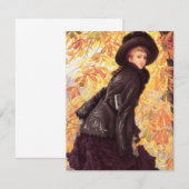 James Tissot Oktober Uitnodigingen (Voorkant / Achterkant)