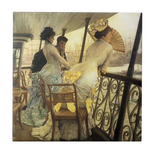 James Tissot Portsmouth Tile Tegeltje (Voorkant)