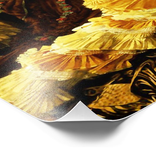 James Tissot "The 1800's Ball" dansend Foto Afdruk (Hoek)