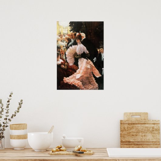 James Tissot The Political Lady Poster (Keuken)