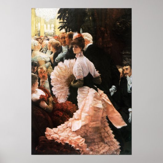 James Tissot The Political Lady Poster (Voorkant)