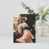 James Tissot The Political Lady Uitnodigingen (Staand voorkant)