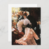 James Tissot The Political Lady Uitnodigingen (Voorkant / Achterkant)
