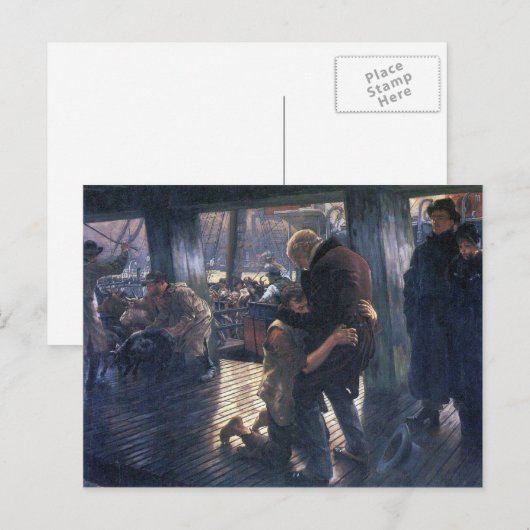 James Tissot - The Prodigal Son in Modern Life - T Briefkaart (Voorkant / Achterkant)