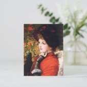 James Tissot Type Beauty Briefkaart (Staand voorkant)