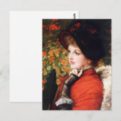 James Tissot Type Beauty Briefkaart (Voorkant / Achterkant)