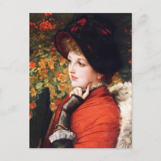 James Tissot Type Beauty Briefkaart (Voorkant)