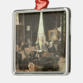 James Tissot | Verbergen en zoeken, c.1880-82 Metalen Ornament (Links)