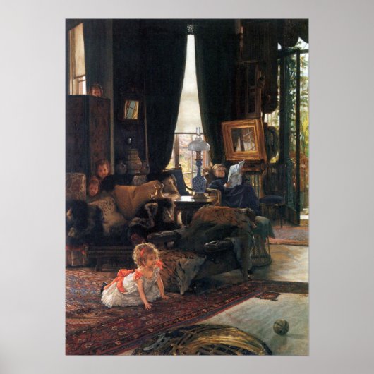 James Tissot - Verbergen en zoeken Poster (Voorkant)
