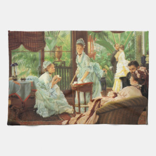 James Tissot Victoriaans Tea Party Kitchen Towel Theedoek