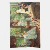 James Tissot Victoriaans Tea Party Kitchen Towel Theedoek (Verticaal)