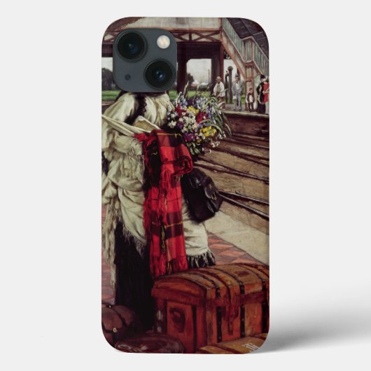 James Tissot | Wachten op het station Case-Mate iPhone Case (Achterkant)