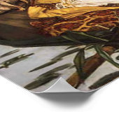 James Tissot Young Lady in a Boat Poster (Hoek)