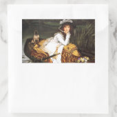 James Tissot Young Lady in a Boat Stickers (Tas)