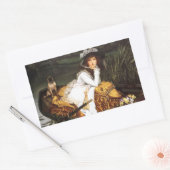 James Tissot Young Lady in a Boat Stickers (Envelop)