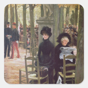 James Tissot   Zonder dowry, 1883-5 Vierkante Sticker