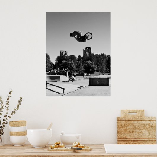 James Van De Kamp BMX Table Poster (Keuken)