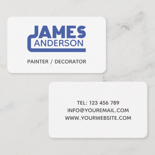 James Visitekaartje (Voorkant / Achterkant)