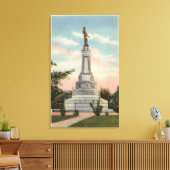 James W. Marshall Monument Uitzicht # 1 Canvas Afdruk (Insitu (Woonkamer))