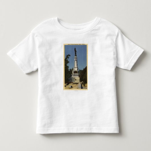 James W. Marshall Monument Uitzicht # 2 Kinder Shirts (Voorkant)