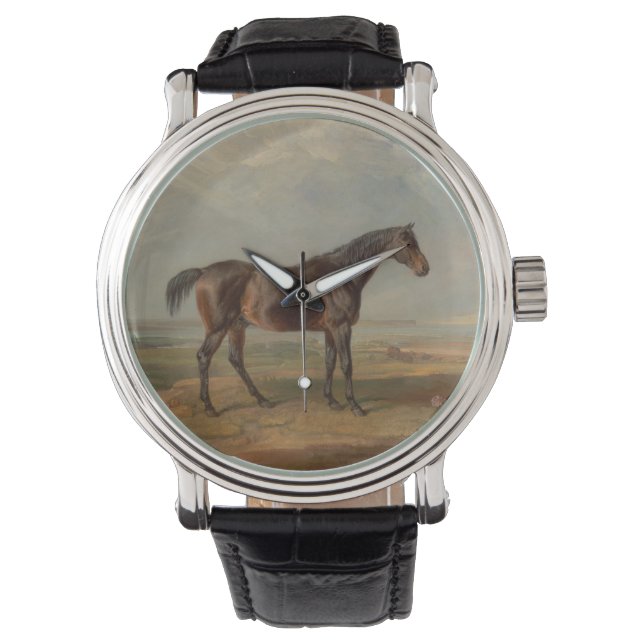 James Ward - Dr Syntax, een Bay Racehorse Horloge (Voorkant)