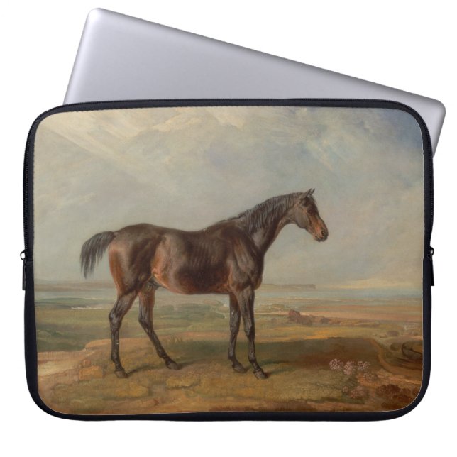 James Ward - Dr Syntax, een Bay Racehorse Laptop Sleeve (Voorkant)