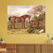 James Ward Paardenschilderij Canvas Afdruk (Insitu (Woonkamer))
